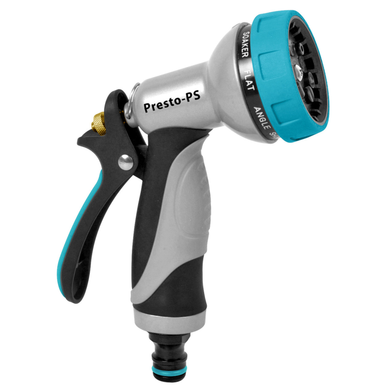 Пістолет для поливу металевий Presto-PS насадка на шланг (72033)