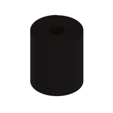 Смуга бордюрна пластикова H200 чорна 9 м