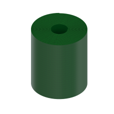 Смуга бордюрна пластикова H200 зелена 9 м