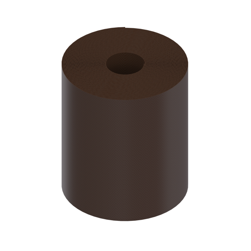 Смуга бордюрна пластикова H200 коричнева 9 м