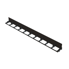 Бордюр ландшафтний пластиковий H78 L1000 чорний