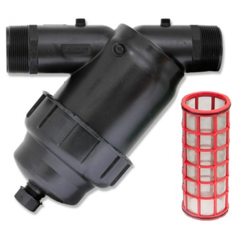 Фільтр сітчастий Irritec 1 1/2“, 10 м³/год, 130 мкм.