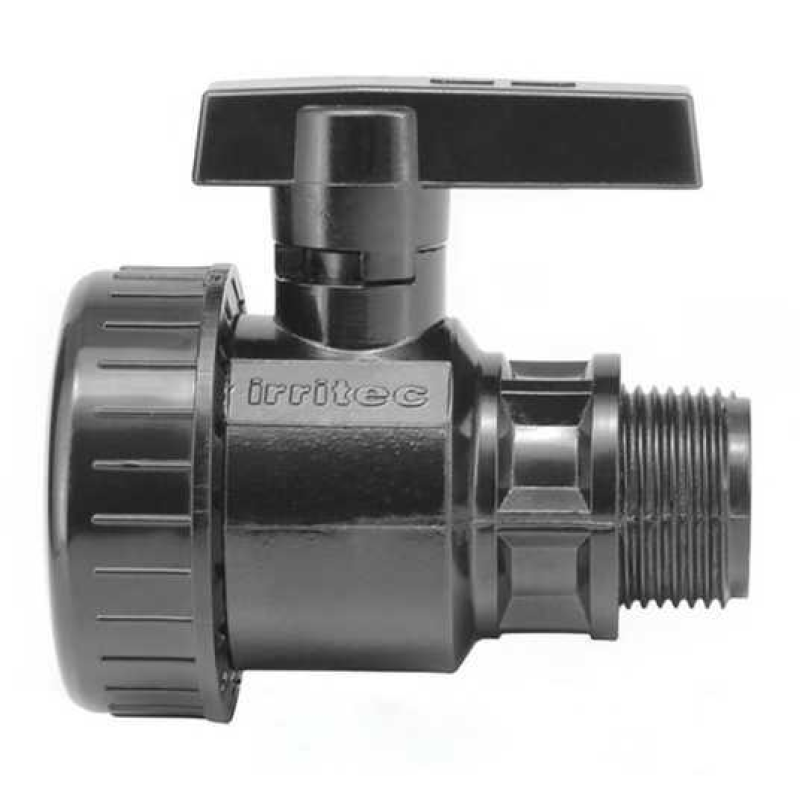 Кран кульовий зовнішня-внутрішня різьба Irritec ЗР-ВР 1“, 10 бар