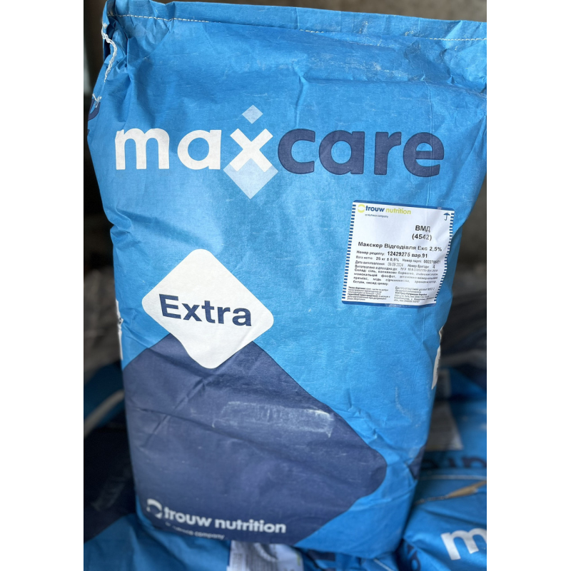 Макскер Maxcare відгодівля Екстра 2,5% премікс для відгодівлі свиней 25кг (Trouw Nutrition, Україна) Макскер Maxcare відгодівля Екстра 2,5% премікс для відгодівлі свиней 25кг (Trouw Nutrition, Україна)