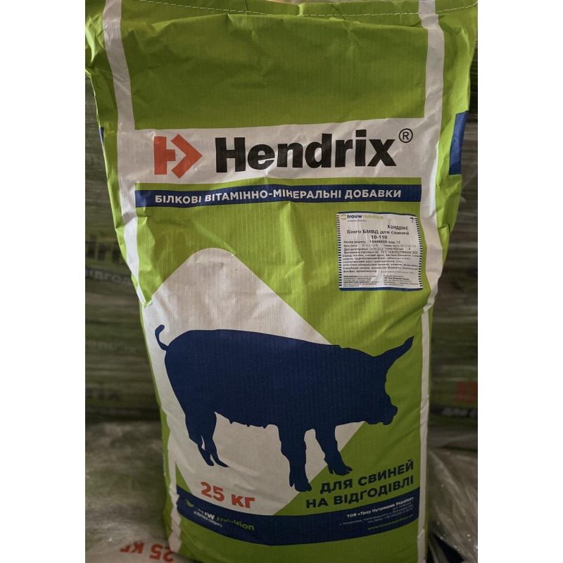 Білково мінерально вітаміна добавка БМВД Бінго для свиней 10-110кг Hendrix 25кг (Trouw Nutrition, Україна)