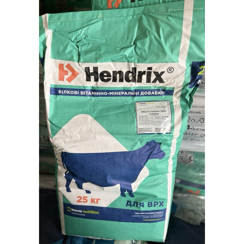 Білково мінерально вітаміна добавка БМВД 2% Стандарт для дійних корів Hendrix 25кг (Trouw Nutrition, Україна) Білково мінерально вітаміна добавка БМВД 2% Стандарт для дійних корів Hendrix 25кг (Trouw Nutrition, Україна)