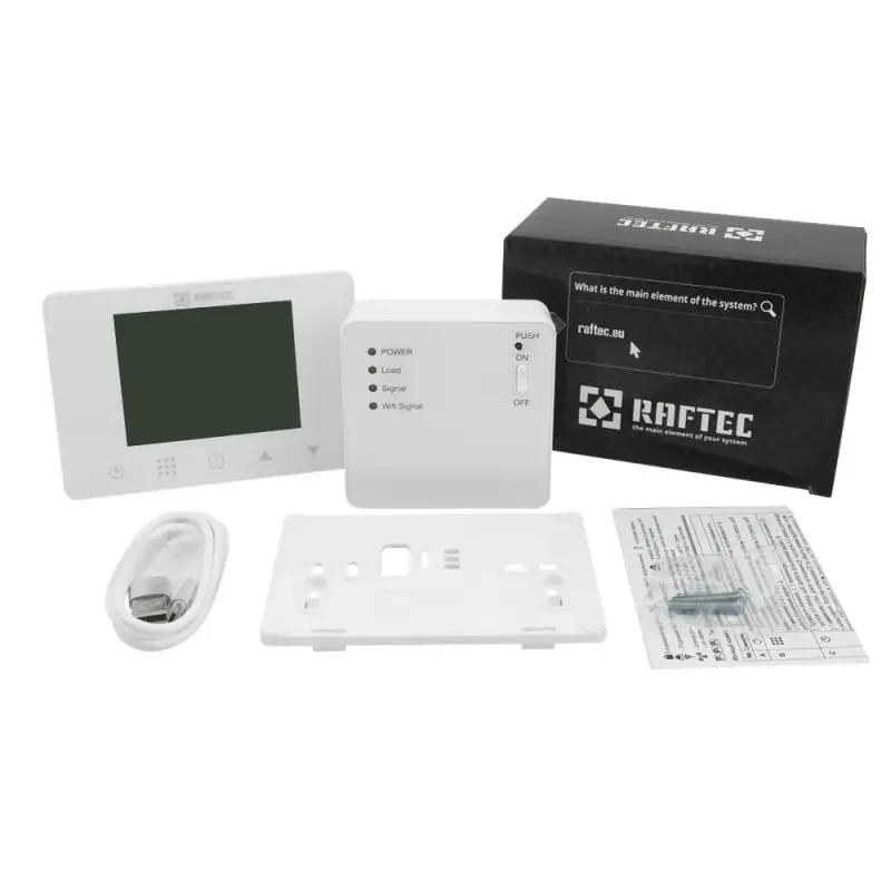 Бездротовий електронний Wi-Fi терморегулятор для котлів Raftec R09RF