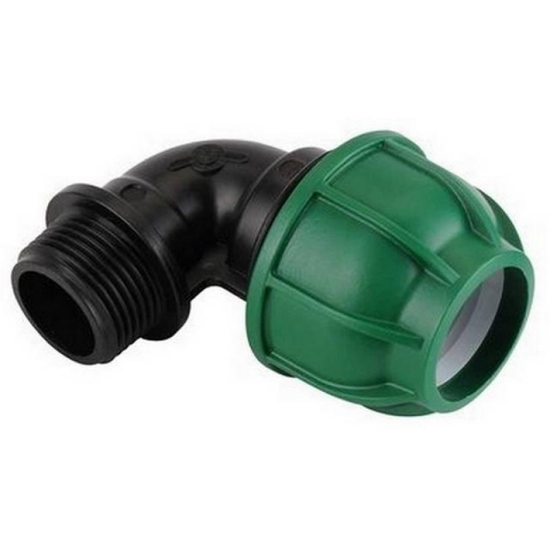 Коліно з зовнішньою різьбою, зовнішня різьба Irritec 25х1/2“