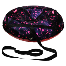 Тюбінг 100 см “Рожевий лід“ (Оксфорд) плюшка для снігу