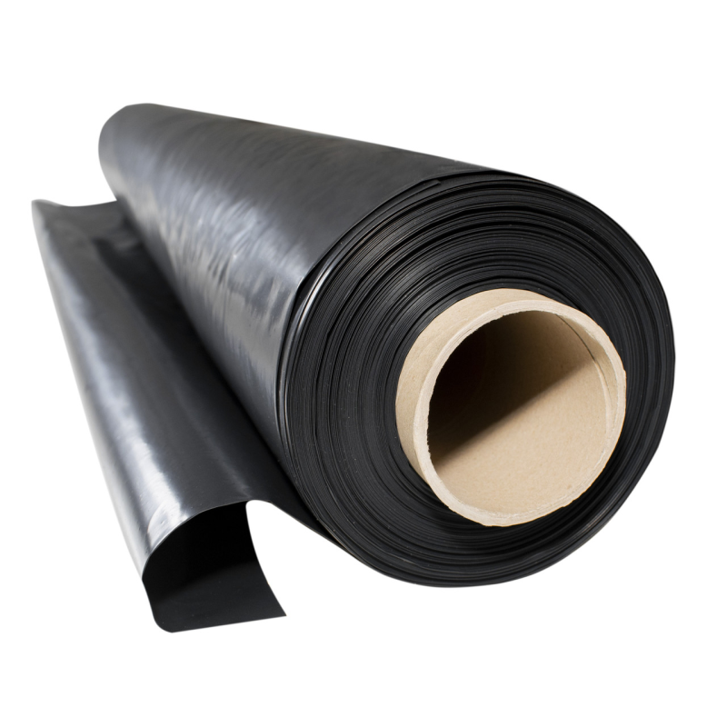 Плівка 170 мкм 6*50 чорна поліетиленова плівка Плівка 170 мкм 6*50 чорна поліетиленова плівка