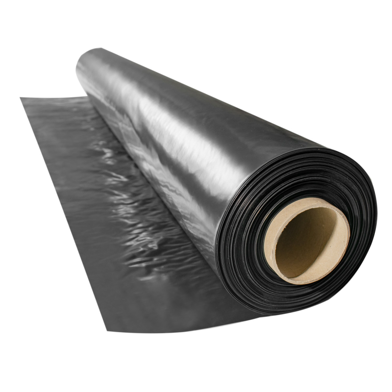 Плівка 60 мкм 3*100 м чорна для мульчування й будівництва поліетиленова Плівка 60 мкм 3*100 м чорна для мульчування й будівництва поліетиленова