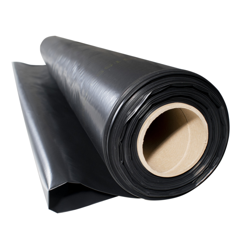 Плівка 120 мкм 3*100 чорна поліетиленова гідроізоляційна Плівка 120 мкм 3*100 чорна поліетиленова гідроізоляційна