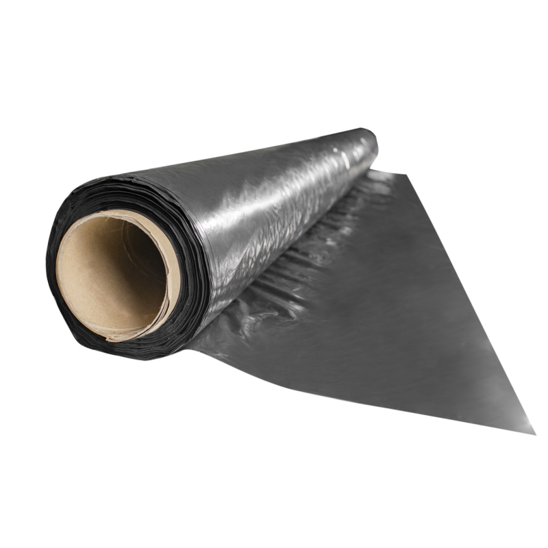 Плівка 30 мкм 3*100 м будівельна поліетиленова чорна Плівка 30 мкм 3*100 м будівельна поліетиленова чорна