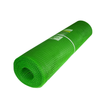 Сітка 10*10 пластикова 1.0х20 м Клевер(зелена) квадрат універсальна садова сітка