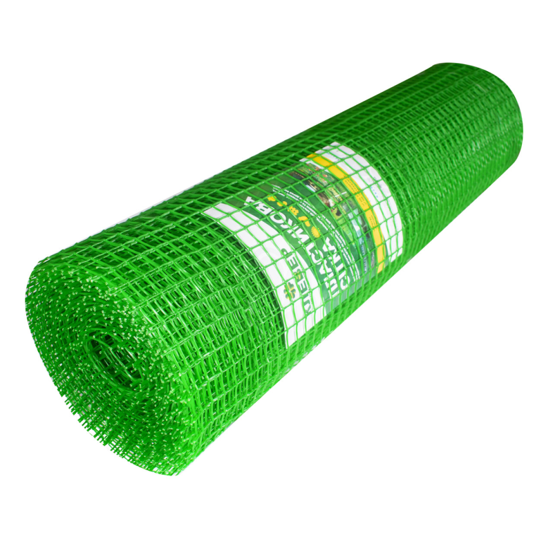 Сітка 20*20 пластикова 1.0х20 м (зелена) садова сітка Сітка 20*20 пластикова 1.0х20 м (зелена) садова сітка