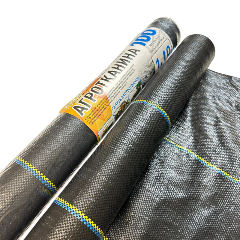 Агротканина 100 г/м2, 1,1м х 25 м. агротканина для полуниці Агротканина 100 г/м2, 1,1м х 25 м. агротканина для полуниці