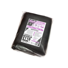 Геотекстиль 110 г/м2 (3.2м х 5м) чорний на метраж геотекстиль для тротуарних доріжок