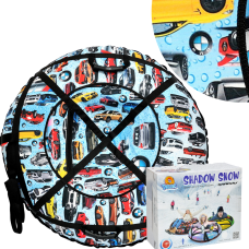 Тюбінг надувні санчата 100 см “бмв“ (Оксфорд, ПВХ) плюшка для снігу