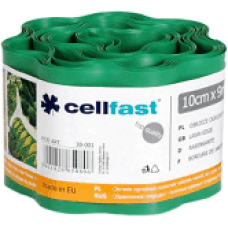 Бордюрна стрічка зелена 10 см на 9 метрів