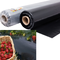 Плівка 30 мкм 1м*1000м поліетиленова чорна для мульчування грунту