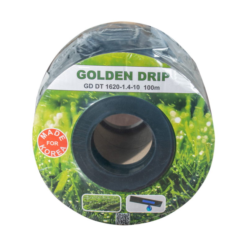 Стрічка крапельна 8 mil крок 30 см бухта 100 метрів емітерна GOLDEN DRIP Стрічка крапельна 8 mil крок 30 см бухта 100 метрів емітерна GOLDEN DRIP