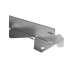 Бордюр алюмінієвий L-тип H100