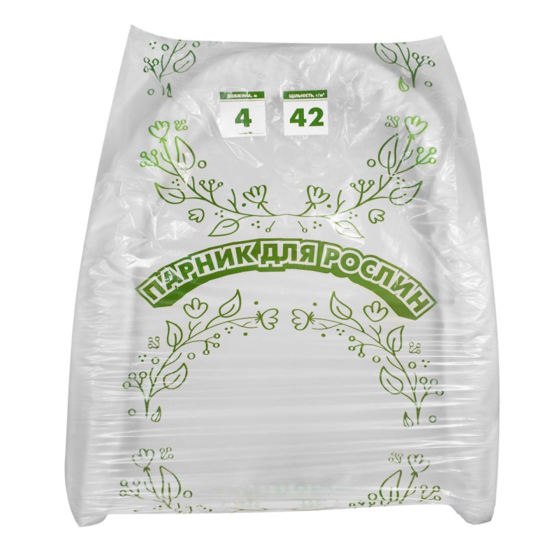 Парник 4 м 42 г/м2 “Парник для рослин“ для розсади овочів, дачна розбірна теплиця з спанбонду