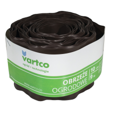 Бордюрна стрічка 10 см 9 метрів коричнева VARTCO (Польща)