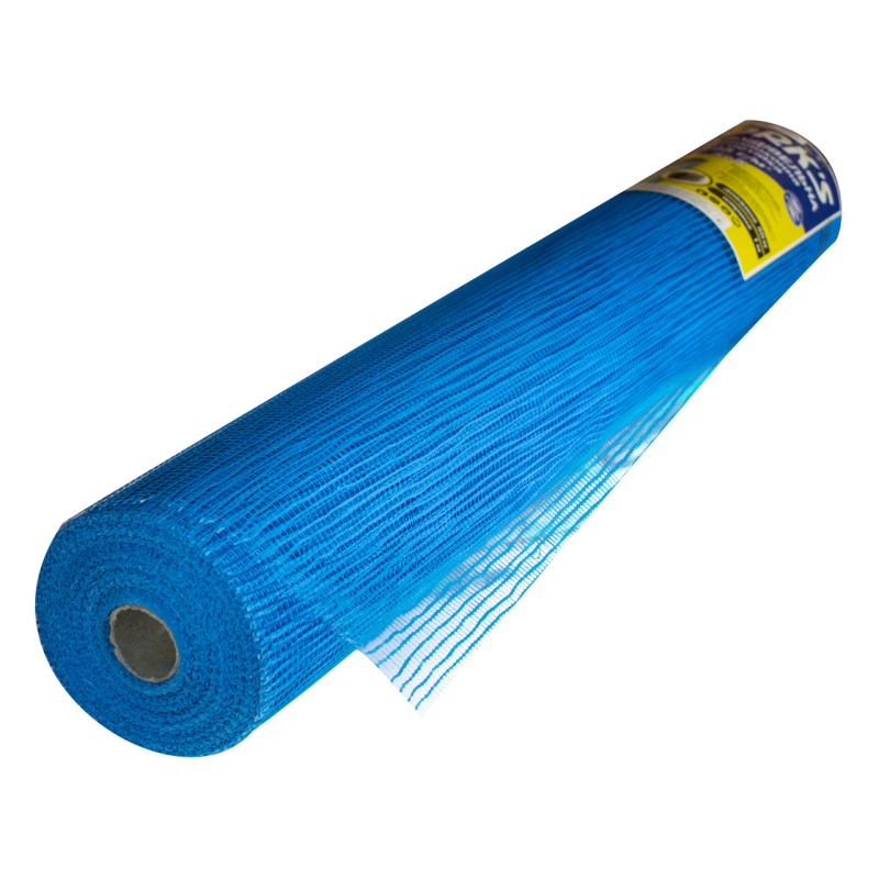 Скловолоконна сітка 145 г/м2 синя 1 м х 50 м WORKS Скловолоконна сітка 145 г/м2 синя 1 м х 50 м WORKS