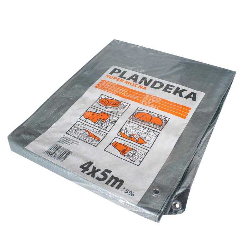 Тент 160 г/м2 4 х 5 м поліпропіленовий “PLANDEKA“ від сонця та вітру Тент 160 г/м2 4 х 5 м поліпропіленовий “PLANDEKA“ від сонця та вітру