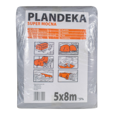 Тент 160 г/м2 5 мх8м “PLANDEKA“ тент тарпауліновий покривний