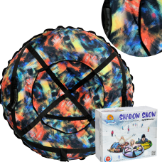 Тюбінг для катання по снігу 100 см “Міраж“ (Оксфорд, ПВХ) санки ватрушка