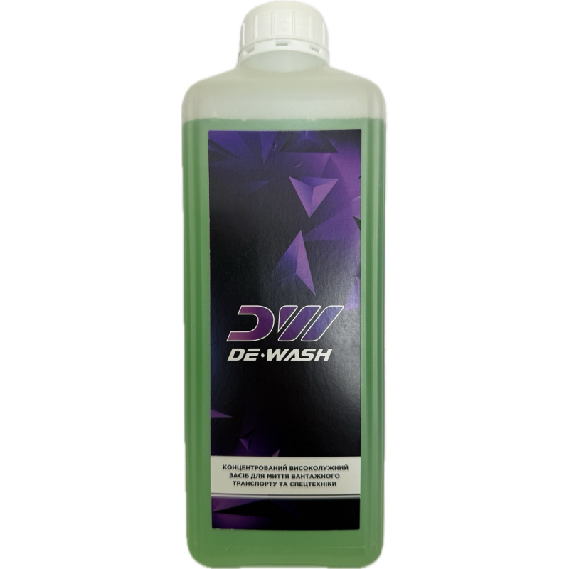 Концентрований високолужний засіб для миття вантажного транспорту та спецтехніки De-Wash, 1кг