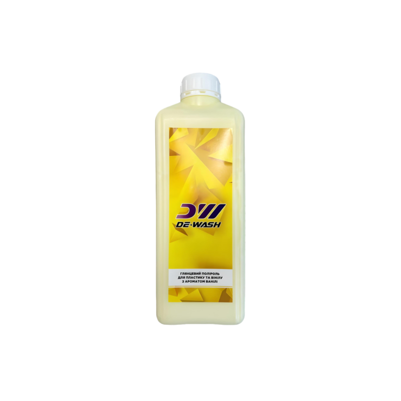 Глянцевий поліроль для пластику та вінілу De-Wash з ароматом ванілі, 1кг