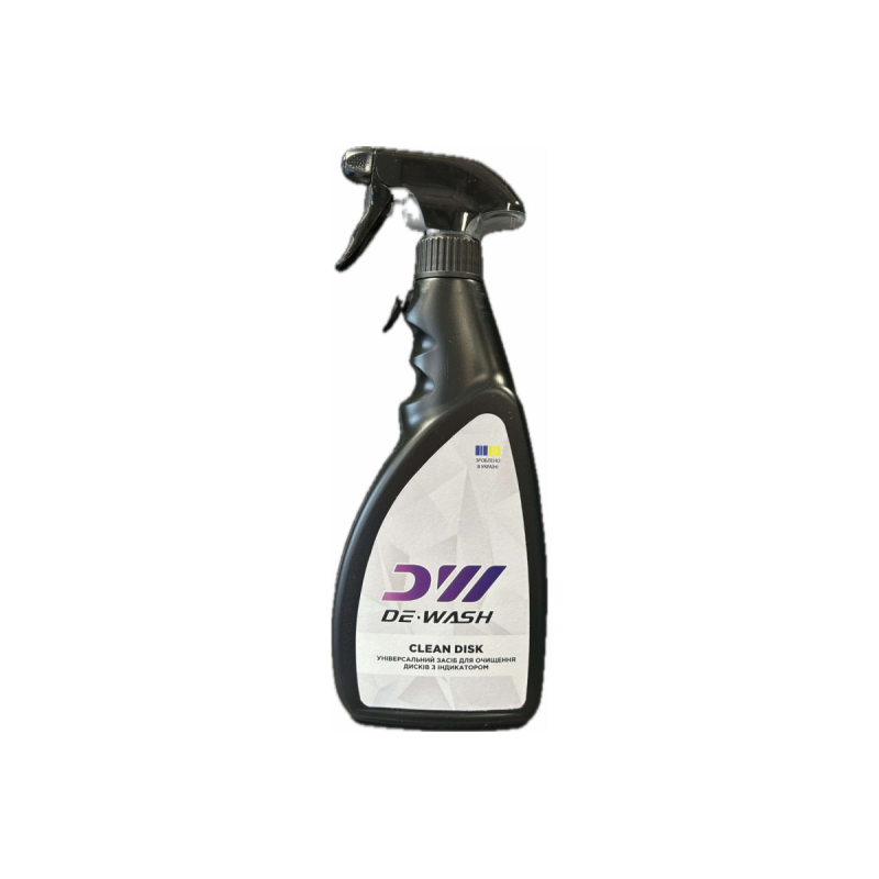 Універсальний засіб для очищення дисків з індикатором De-Wash “Clean disk“ 0.5л