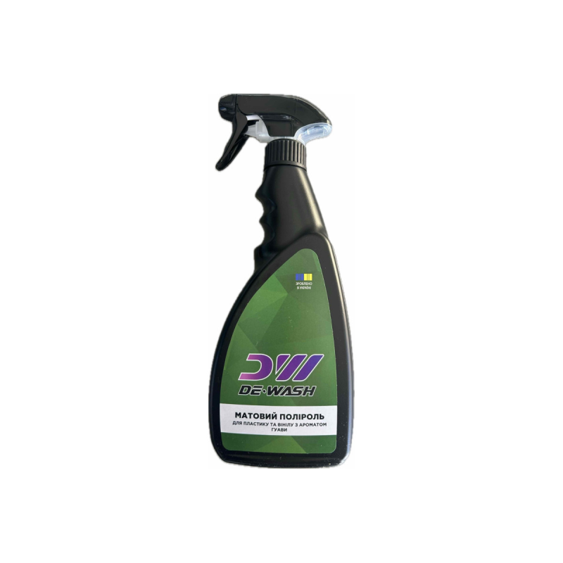 Матовий поліроль для пластику та вінілу De-Wash з ароматом гуави, 0.5л