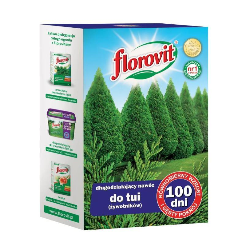 FLOROVIT добриво для туй 100 днів 1кг. Флоровіт