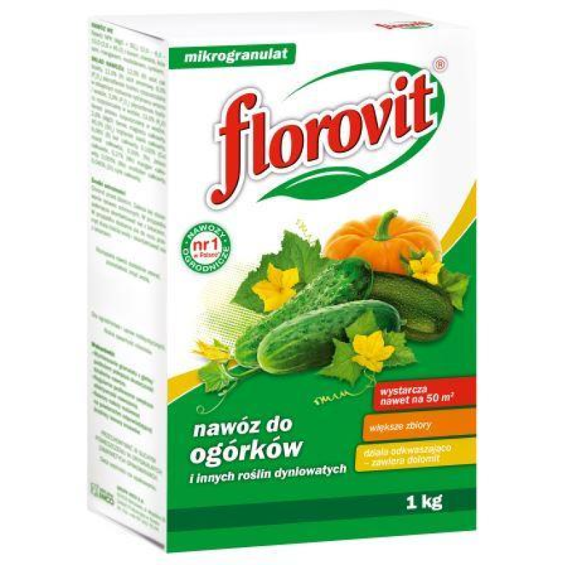 Florovit добриво для огірків та інших баштанних 1кг ФЛОРОВІТ