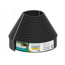 Бордюр садовий пластиковий чорний - Country Standard 15м.