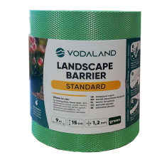 Смуга бордюрна пластикова H150 зелена 9 м