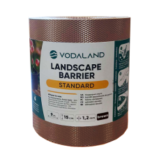 Смуга бордюрна пластикова H150 коричнева 9 м