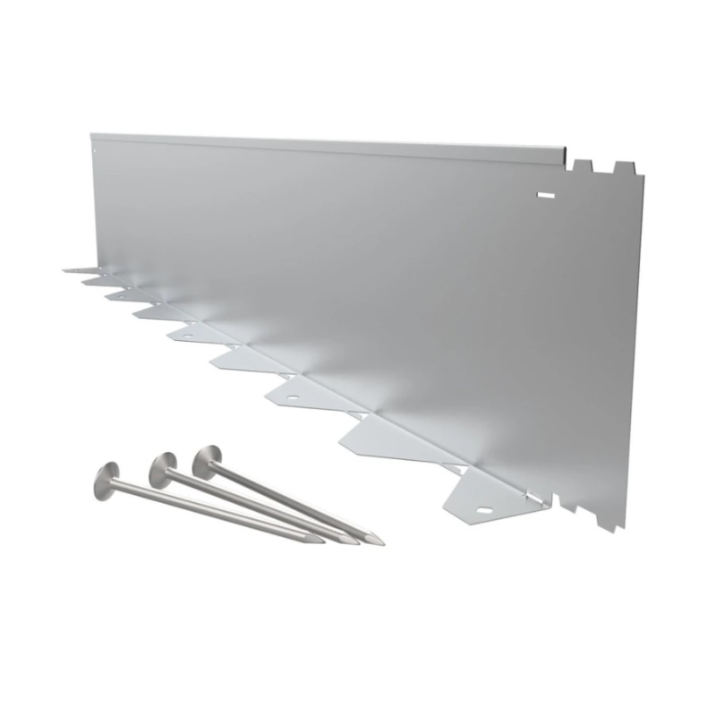 Бордюр алюмінієвий L-тип H100