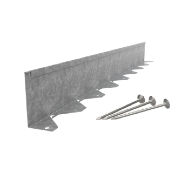 Бордюр сталевий оцинкований L-тип H150