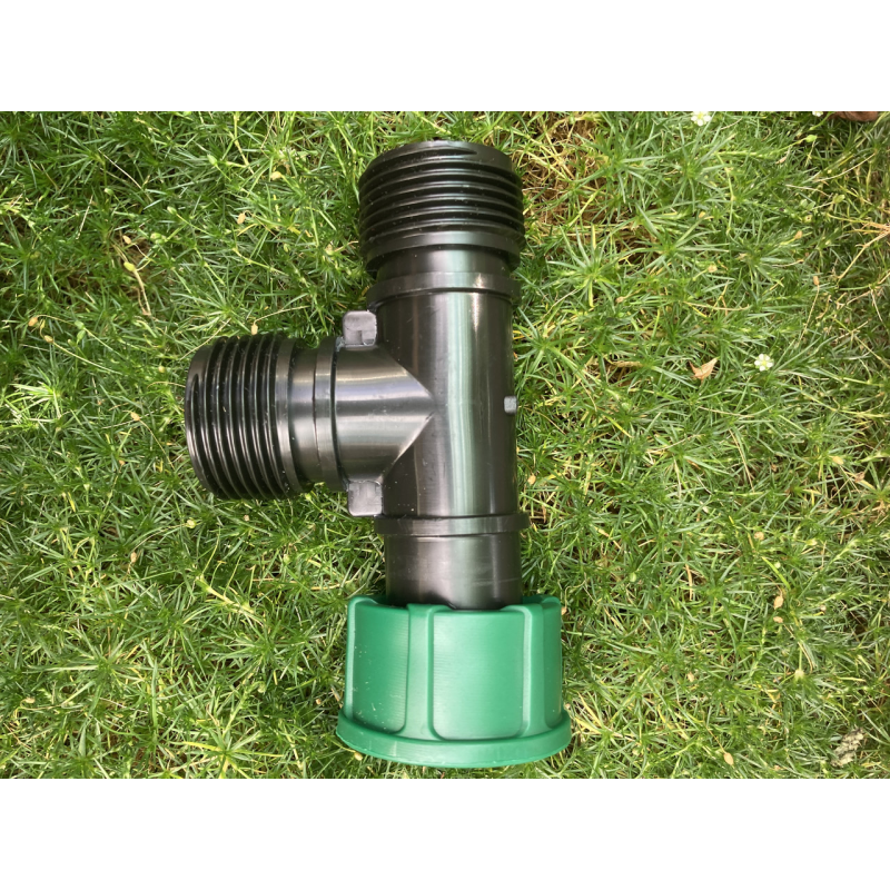 Трійник з накидною гайкою Irritec 1“ВРхЗРхЗР