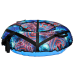 Тюбінг для катання по снігу 100 см “калейдоскоп“ (Оксфорд, ПВХ) санки ватрушка