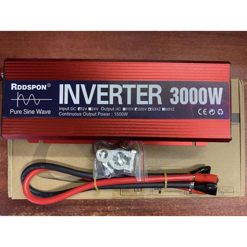 Інвертор 12V-220V з чистим синусом і високим ККД (до 95%) 3000 Вт Інвертор 12V-220V з чистим синусом і високим ККД (до 95%) 3000 Вт