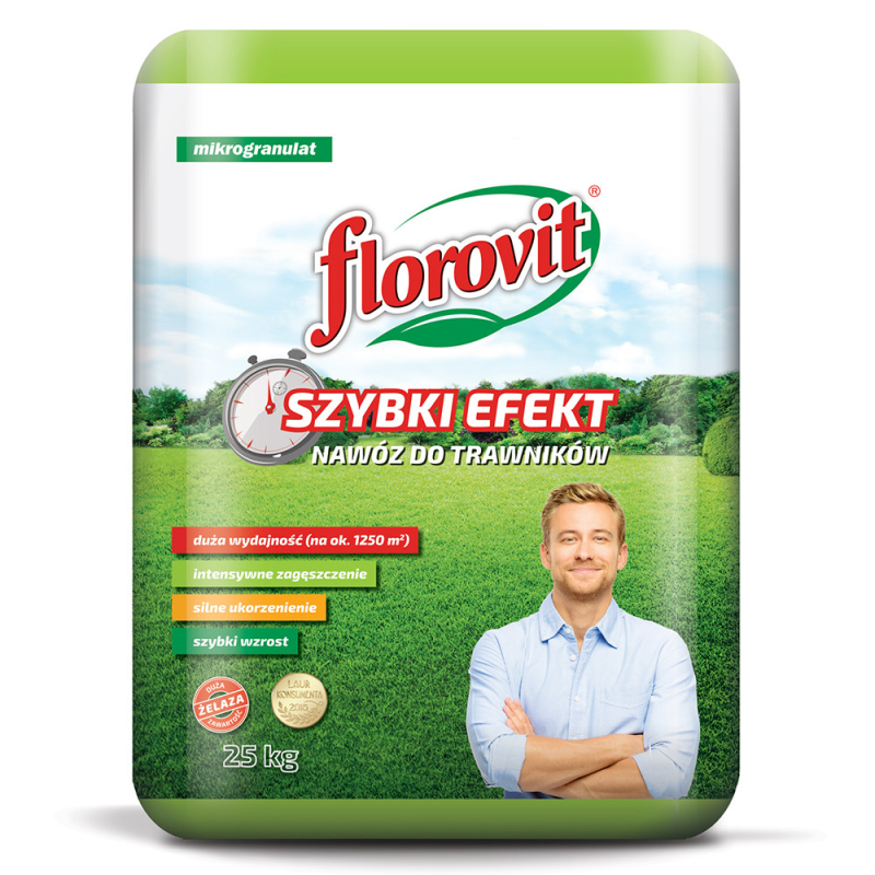 FLOROVIT добриво для газону швидка дія 25кг. Флоровіт