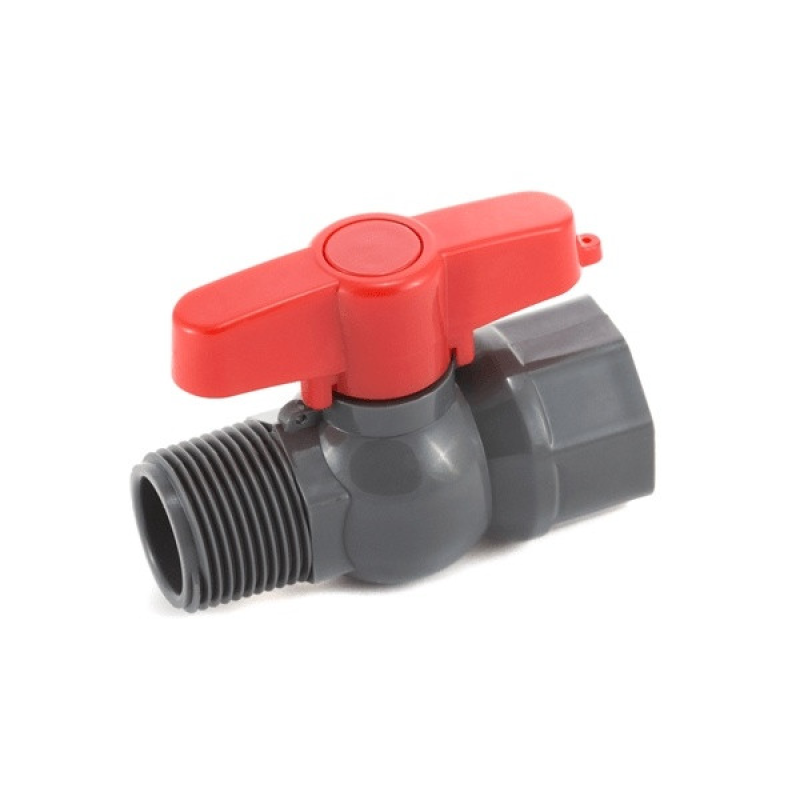 Кран шаровий Presto-PS 19 мм із зовнішнім і внутрішнім різьбленням 3/4 дюйма, в упаковці - 10 шт. (PFV-0125)