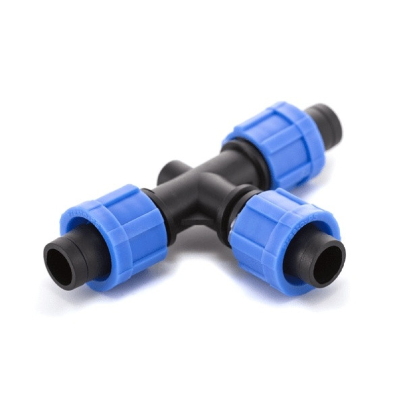 Трійник затискний Presto-PS для крапельної стрічки, в упаковці - 50 шт. (TT-0117) Трійник затискний Presto-PS для крапельної стрічки, в упаковці - 50 шт. (TT-0117)