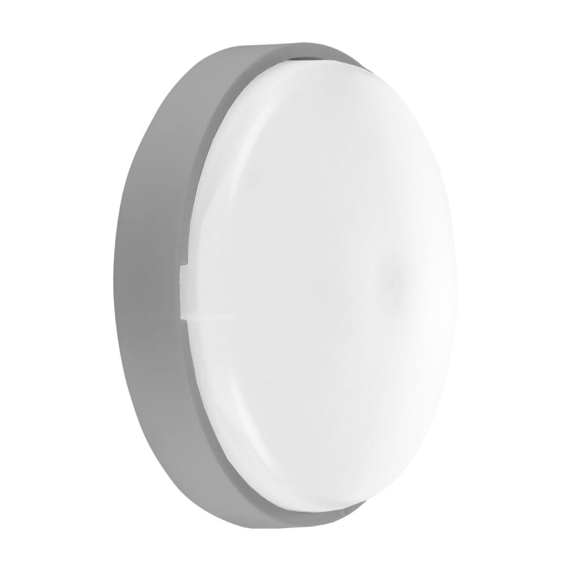 Світлодіодний світильник з мікрохвильовим датчиком ДББ 20У-18-302У1 Дельта-18 Д 18Вт 1800Лм 5000К сірий